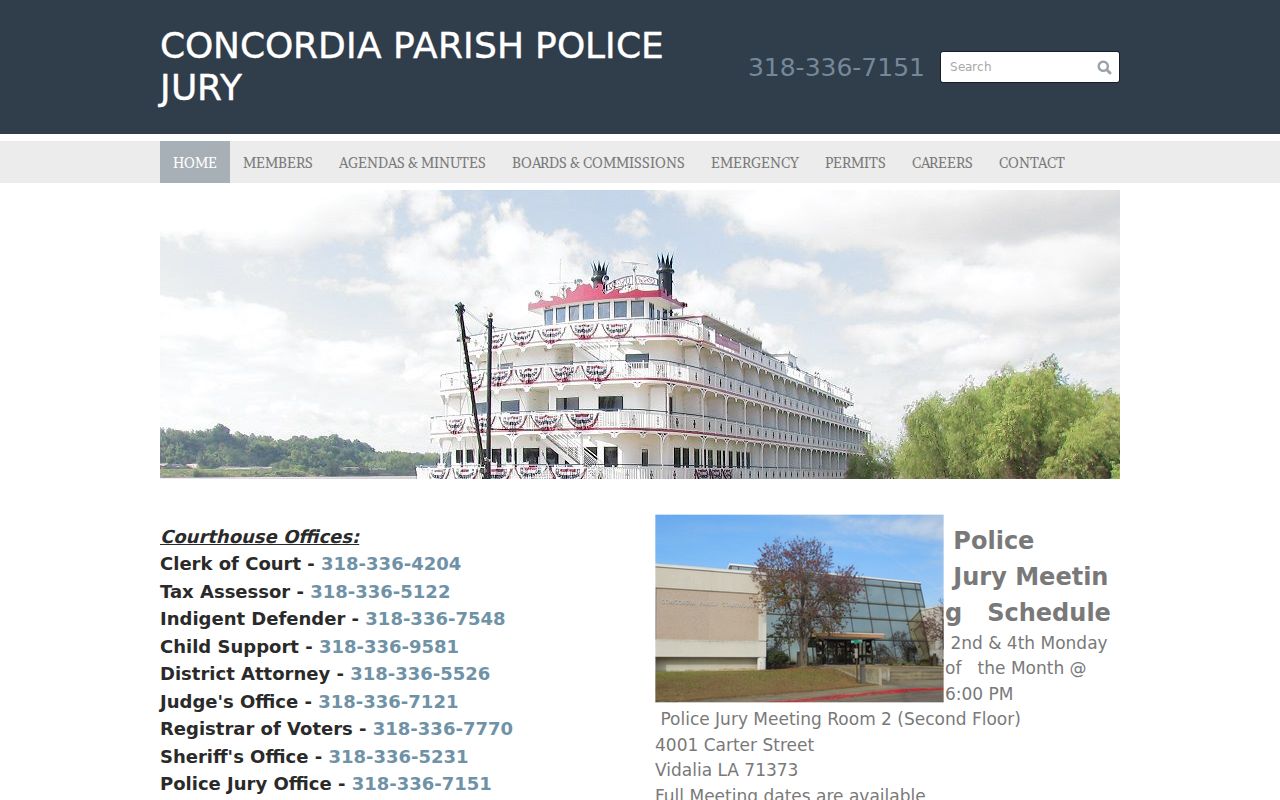 Concordia Parish court docket current government campus access