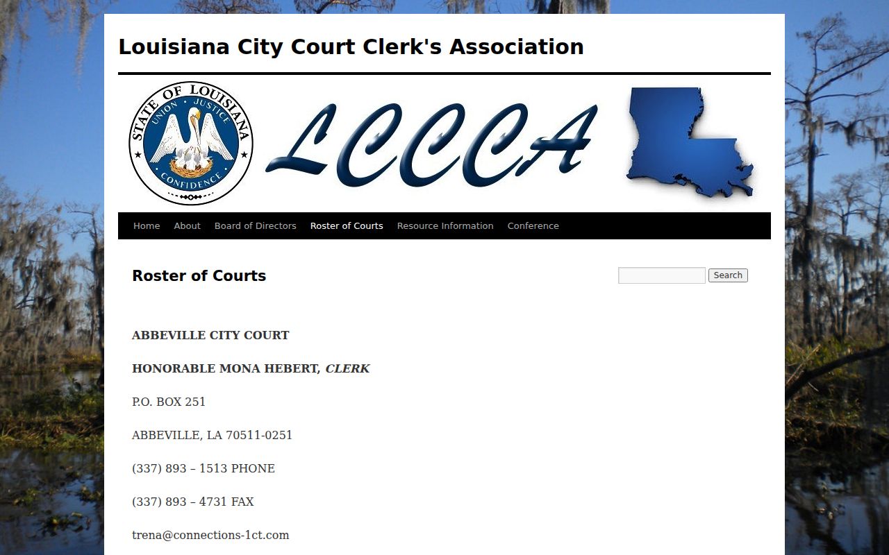 Vidalia court records separate city court clerk directory